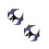 2Pcs Purple Costume Creative 3D Wing Props for Kids 8