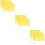 12Pcs Yellow Match Referee Flags High Visibility Handheld Sports Flags 10