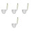 4Pcs Stainless Steel Pasta Strainers with Handle Silver Noodle Basket 4