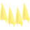 12Pcs Yellow Match Referee Flags High Visibility Handheld Sports Flags 2