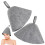 10Pcs Reusable Felt Sauna Cap Durable Sweat-Absorbing Bath Hat 7