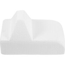 4Pcs Lightweight Foam Cake Models White for Baking and Party Decor