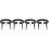 4Pcs Black Punk Leg Garters Adjustable Rivet Belts 3