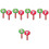 10Pcs Sturdy PVC Reusable Voting Paddle Multi Color Teacher Board 4