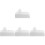 4Pcs Lightweight Foam Cake Models White for Baking and Party Decor 4