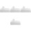 4Pcs Lightweight Foam Cake Models White for Baking and Party Decor 5