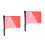 2Pcs Match Referee Flags Compact for Outdoor Use 5