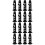 16Pcs Black Plastic Trash Bin Lid Pins Wheeled Garbage Can Locks 8