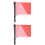 2Pcs Match Referee Flags Compact for Outdoor Use 6