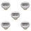 5Pcs Iron Gas Cap for Motorcycle Silver Wide Compatibility and Durable 6