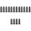 16Pcs Black Plastic Trash Bin Lid Pins Wheeled Garbage Can Locks 4