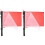 2Pcs Match Referee Flags Compact for Outdoor Use 3