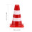 200Pcs Miniature Traffic Cones Interactive Plastic Traffic Model Toys 4