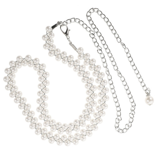 5St Parel Tailleketting Met Verstelbare Metaal Dames 2
