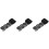 3Pcs Black Delicate Lace Trim DIY Sewing Accessory for Decoration 4