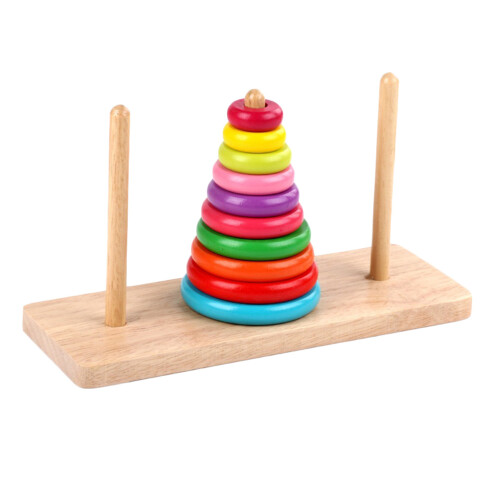 4Sets Kind Hanoi Educatief Speelgoed Motoriek Multi 1