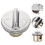 5Pcs Iron Gas Cap for Motorcycle Silver Wide Compatibility and Durable 8
