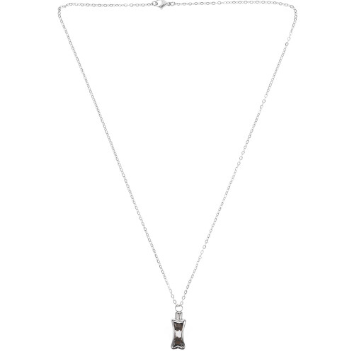 4Pcs Lightweight Silver Urn Necklace for Pet Ash Keepsake Pendant