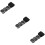 3Pcs Black Delicate Lace Trim DIY Sewing Accessory for Decoration 8
