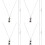 4Pcs Lightweight Silver Urn Necklace for Pet Ash Keepsake Pendant 7