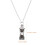 4Pcs Lightweight Silver Urn Necklace for Pet Ash Keepsake Pendant 11