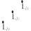 3St Mini Verkeerslicht Ornament Metaal Realistisch Model 5