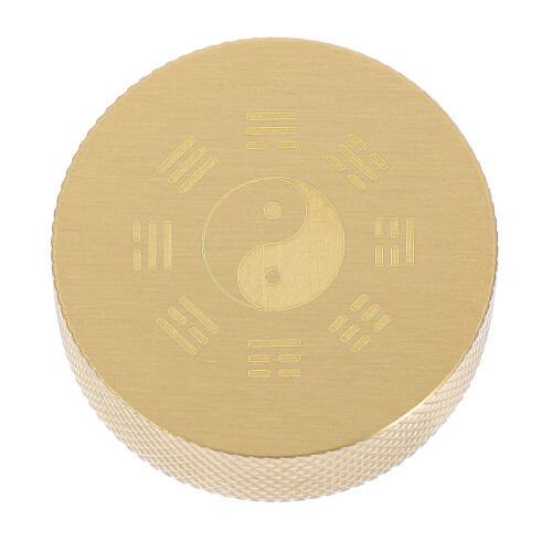 5Pcs Small Copper Paperweights Smooth Surface Decorative Office Table