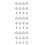 36Pcs Outdoor Training Steel Targets Hanging Practice Tool Silver 8