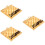 3Sets Multi Wooden Chess Sets for Playing Durable Folding Checkerboard 7