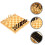 3Sets Multi Wooden Chess Sets for Playing Durable Folding Checkerboard 11