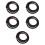 5Pcs Self-Adhesive Rubber Rv Drip Rail Gutter Kit Black for Car Use 9