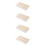 4Pcs Screen Printing Squeegee Rubber Wooden Ink for Textile 10