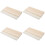4Pcs Screen Printing Squeegee Rubber Wooden Ink for Textile 7
