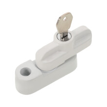 4Sets Aluminium Raamsloten Kit Wit, Kindveilige Schuifraam Beveiliging