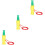 3Pcs Plastic Hunting Calling Whistles Pheasant Goose 7