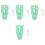 4Sets Silicone Boot for Water Bottle Home Use Assorted Color Anti-Slip 5