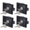 16Pcs Zinc Alloy Trailer Locks Secure Paddle Handle for Car Use Black 1