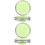 4Pcs Green Jar Strainer Lids for Sprouting Small Jars Dishwasher Safe 6