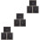 9Pcs Paperboard Diploma Covers Black Certificate Document Holders 7