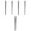 5Pcs Aluminum Crumb Portable Kitchen Tool Silver for Home Use 6