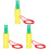 3Pcs Plastic Hunting Calling Whistles Pheasant Goose 4