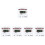 5St Kleine Digitale Timer Plastic Voor Poker Feest En 7