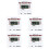 5St Kleine Digitale Timer Plastic Voor Poker Feest En 8