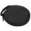 4Pcs Black Round Cd Bag Nylon Portable Storage Case Holder 8