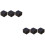6Pcs Black Watch Organizer PU Portable Anti-Fall Storage Box 6