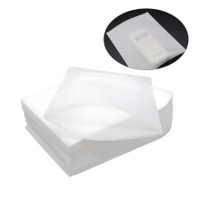 100Pcs White Cushion Wraps Pouches for Glassware Dish Protection