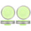 4Pcs Green Jar Strainer Lids for Sprouting Small Jars Dishwasher Safe 4
