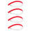 4St Duurzame Siliconen Douche Splash Guard Wit Voor Thuis 10