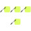 4Pcs Soft Green Silicone Protective Sleeve for Pet Storage 3