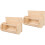 2St Voederdispenser Konijn Beige Veilige Houder 6